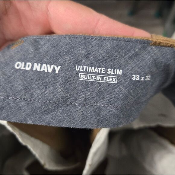Old navy ultimate slim built in flex pants size 33x32 - Picture 4 of 8